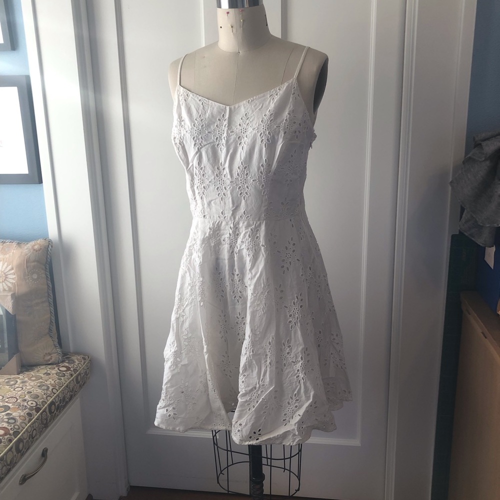White strappy sundress